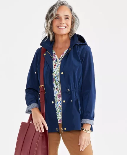 Women's Hooded Anorak, Created for Macy's